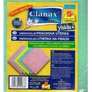 Clanax Univerzální utěrka viskóza netkaná 38 x 35 cm 5 ks