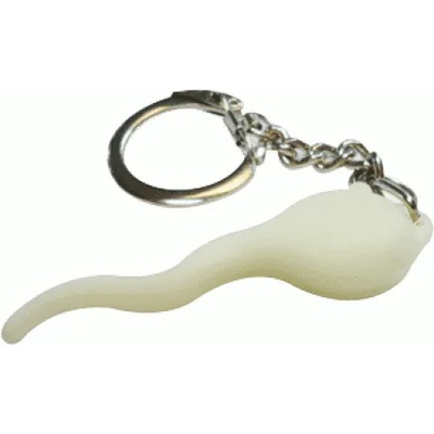 Pasante Glow in the Dark Sperm Keyring
