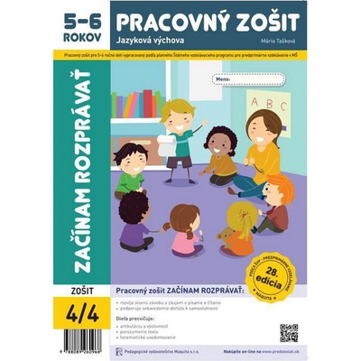 Začínam rozprávať - pracovný zošit 5-6 ročných (2024, 28. edícia)