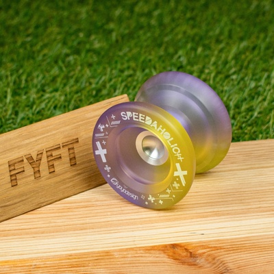 c3yoyodesign Speedaholic XX Fade fialová + žlutá
