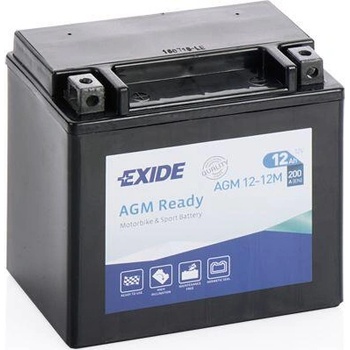 Image 1 of Exide AGM 12Ah 200A left+ AGM12-12M