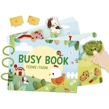 Janod Farma Busy Book interaktívna kniha s aktivitami od 3 rokov