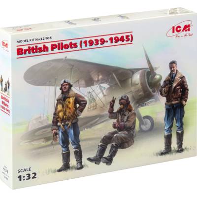 ICM British Pilots 1939-1945 3 figúrky 1:32