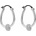 Fiorelli silver strieborné náušnice E6219C