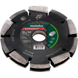 Metabo - Диамантен фрезов диск за зидария, 125x22, 23 мм 628298000 (628298000)