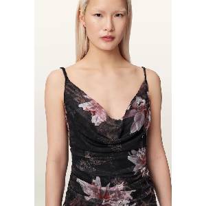 AllSaints асиметрична рокля BEA (W126DE)