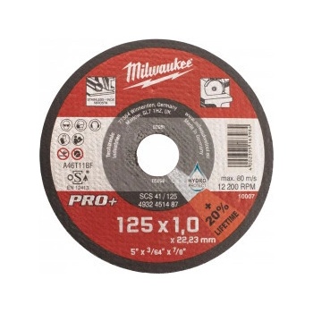 Milwaukee Řezný kotouč 125 x 1.0 x 22,23 mm 4932451487