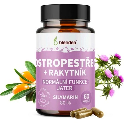 Blendea Pestrec + Rakytník 60 kapsúl