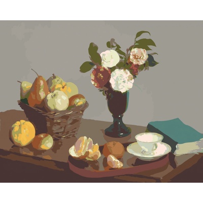 zuty Malování Podle Čísel Zátiší H. Fantin-Latour 80 x 100 Cm Plátno