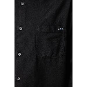 APC A. P. C. риза мъжка от памук Mateo Logo (COHOE.H12599)