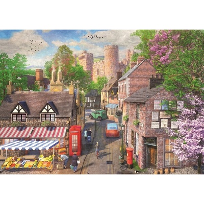 RAVENSBURGER Malebná ulička k zámku 1000 dílků