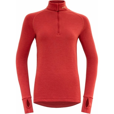 Devold Expedition Merino 235 Z.Neck Wmn Beetroot/Flame