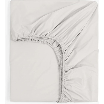 Дилиос Долен чаршаф с ластик за спалня 200/200 см светлосив перкал