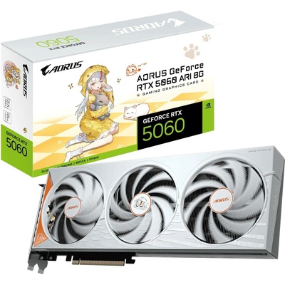 Gigabyte AORUS GeForce RTX 5060 ARI 8GB GDDR7 GV-N5060AORUS ARI-8GD