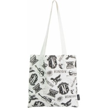 OEM Shopping taška na rameno Netflix | Wednesday: Ikony (36x39x0,4 cm)
