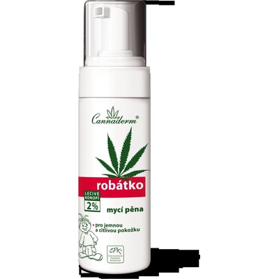 Cannaderm Robátko mycí pěna 180 ml