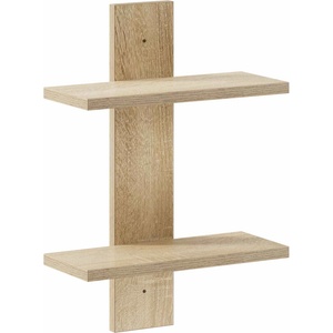 vidaXL Стенен рафт Дъб сонома 30 x 13.5 x 43 cm Инженерна дървесина (8020323)