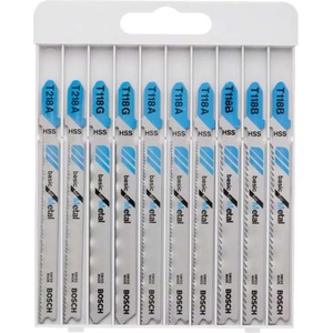 Bosch - Комплект ножове за метал от 10 части 2607010631 (2607010631)