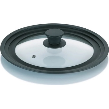 Image 1 of kela 22 - 26 см универсален стъклен капак със силиконов кант KELA модел Concetta