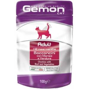 Gemon Beef and Vegetables Adult с телешко месо и зеленчуци 100gr