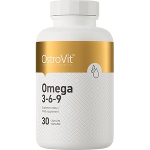 OstroVit Omega 3-6-9, 30 Capsules - fitnesdobavki - 7,80 лв