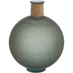 Bizzotto ДЕКОРАТИВНА ВАЗА rotang 47cm ТЪМНО ЗЕЛЕНА (0202802)