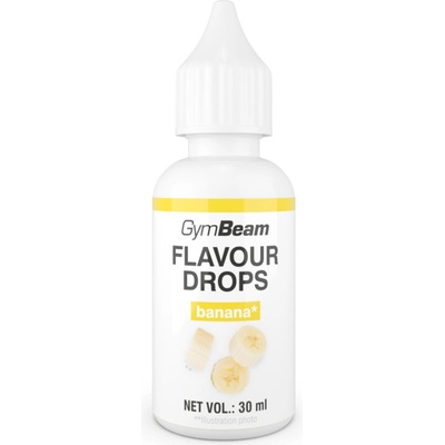 GymBeam Flavour Drops 30 ml banán