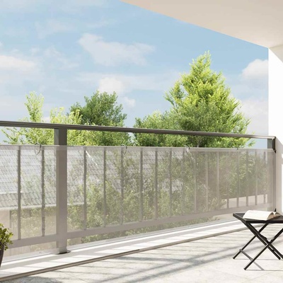 zahrada-XL Čirá plachta s oky 1 x 8 m polyethylen 4018500