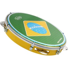 Izzo 3438 Pandeiro 10" ABS Brazilian Flag