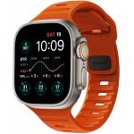 Nomad Силиконова каишка за Apple Watch 42мм, 44мм, 45мм, Ultra, Ultra 2, Ultra 3 49мм - Nomad Sport Band (оранжев) (NM00736685)