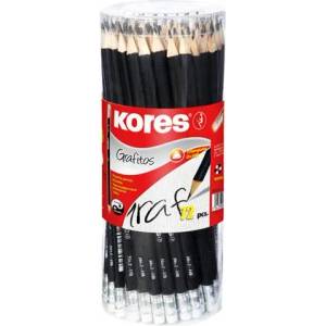Kores Графитен молив с гума, hb, триъгълен, kores 92372 (92372)