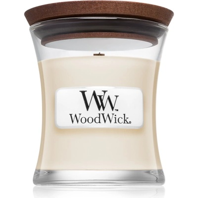 WoodWick White Tea & Jasmine ароматна свещ с дървен фитил 85 гр