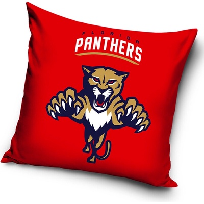 TipTrade Velurový Polštář NHL Color Florida Panthers 40x40