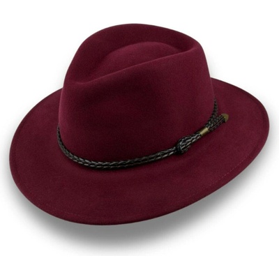 Krumlovanka luxusní voděodolný klobouk rolovatelný P-71123C/BUR Burgundy
