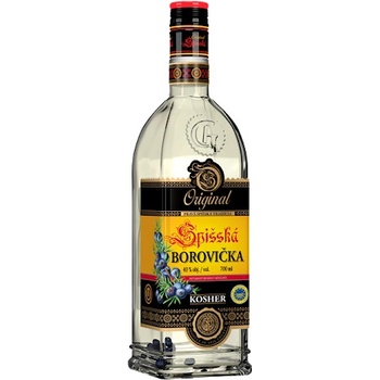 Spišská Borovička Kosher 40% 0,7 l (čistá fľaša)