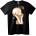 NOONEBRAND Тениска Художествена жена с глухарче - XL, Black
