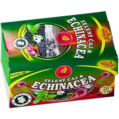 Milota Zelený čaj s echinaceou 20 x 2 g