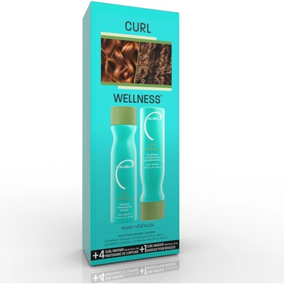 Malibu C Curl Wellness Collection šampon 266 ml + kondicionér 266 ml dárková sada