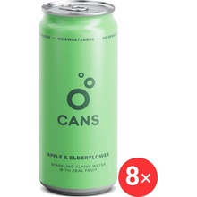 CANS s příchutí jablka a bezinky 8 x 330 ml