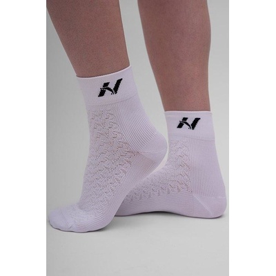 Nebbia “HI-TECH” N-pattern crew ponožky biela