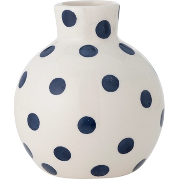 Bloomingville Ваза Fian 11 см бяло-синя (82061847)