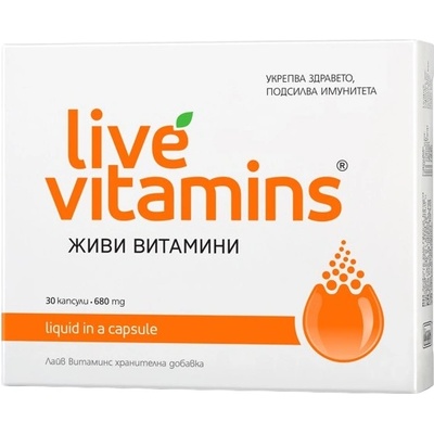 Vitaslim Innove Live Vitamins, 680 mg, 30 капсули, Vitaslim Innove (021)