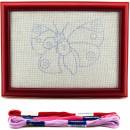 Teddies Vyšívání obdélníkový rámeček