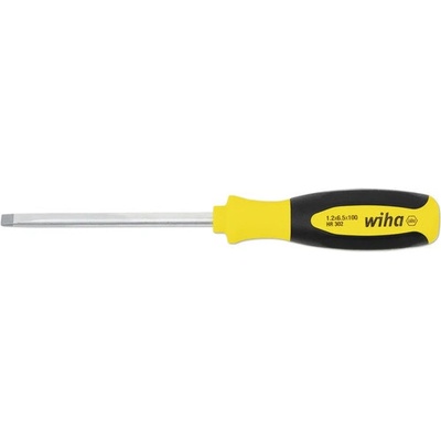 Plochý skrutkovač Wiha s guľatou čepeľou 6x100 mm