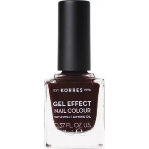 KORRES Лак с гел ефект с бадемово масло, Korres Gel Effect Nail Colour No54 Festive Red 11ml - apteka24 - 10,99 лв