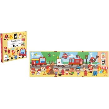 Janod Magnetistories Пожарникари Създай си история