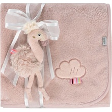 Baby fehn Mazlící deka plameňák Pink