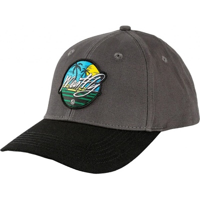 Meatfly Wayne Flexfit Beach Grey Black Černá