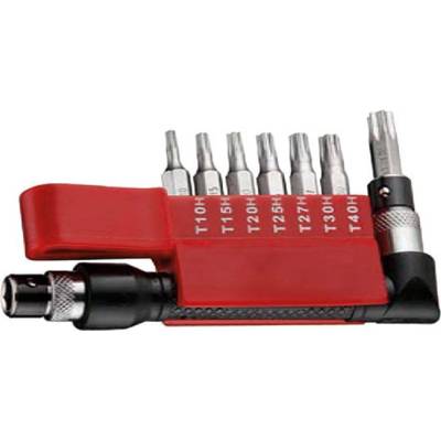 FORCE Г-образна отвертка с накрайници Torx Force - T10H-T40H, 8 бр (JN68011)