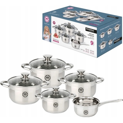 Hrniec tradičný MG Home MODERNO BRUSHED STEEL 4,5 l